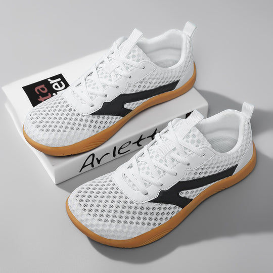 Damen Sportliche Atmungsaktive Sneakers mit flexiblem Obermaterial EB