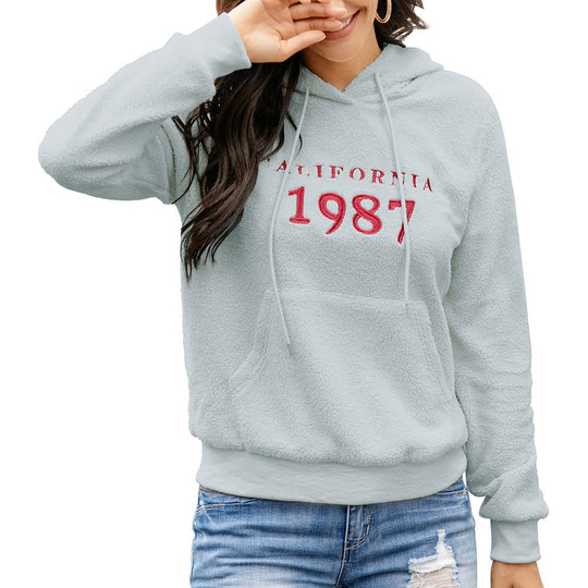 Damen kuscheliger Oversized Hoodie EB