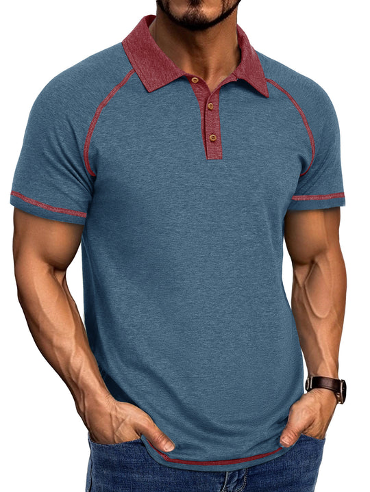 EB | Kurzärmeliges Herren-T-Shirt mit Revers