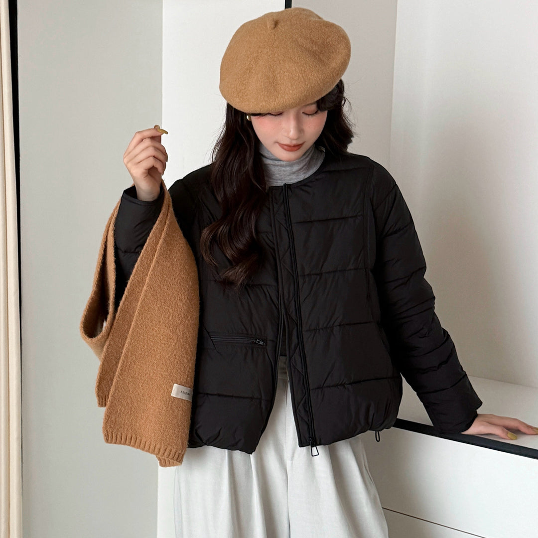 Damen Wärmende Steppjacke mit modischem Schnitt und Taschen EB