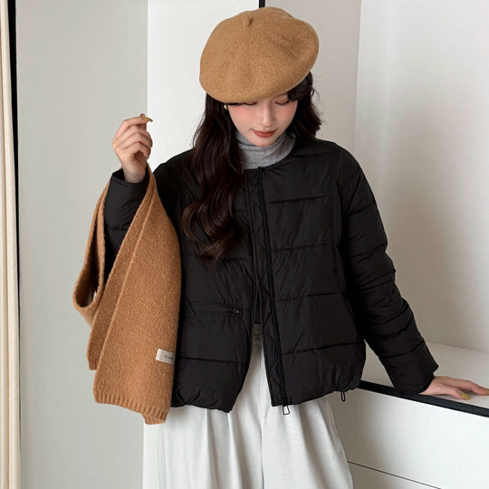 Damen Wärmende Steppjacke mit modischem Schnitt und Taschen EB