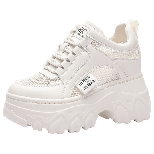 Damen Sportliche Chunky Sneakers mit atmungsaktivem Obermaterial und ergonomischer Sohle EB