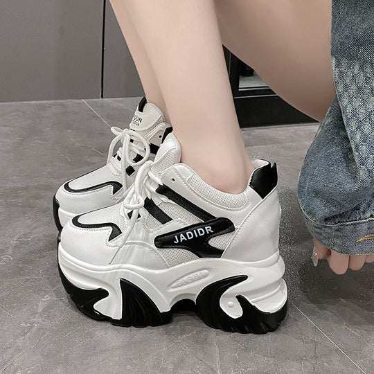 Damen Chunky Sneakers mit modischem Design und extraleichtem Fußbett EB