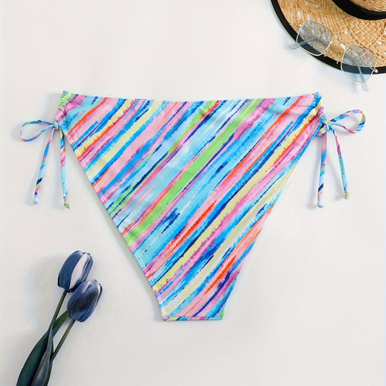 Damen Bikinihose mit seitlichen Bindebändern EB