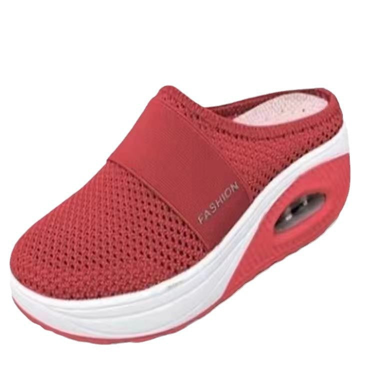 Damen Atmungsaktive Clogs mit rutschfester Sohle und flexiblem Mesh-Obermaterial EB