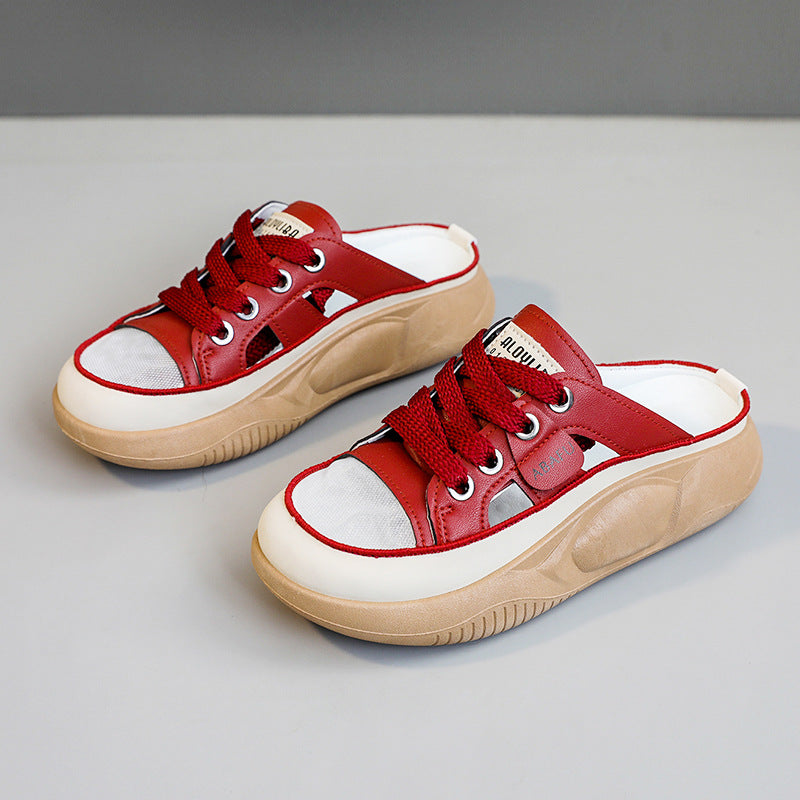Damen Sneaker Slipper mit atmungsaktiver Mesh-Struktur und bequemer Sohle EB