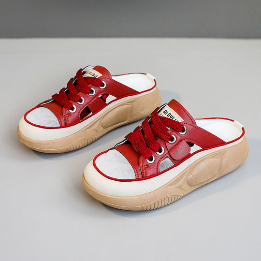 Damen Sneaker Slipper mit atmungsaktiver Mesh-Struktur und bequemer Sohle EB