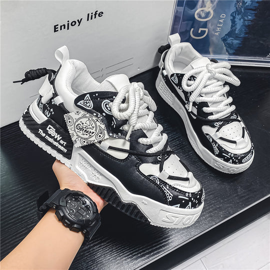 Damen Sportliche Trend Sneakers mit außergewöhnlichem Design EB