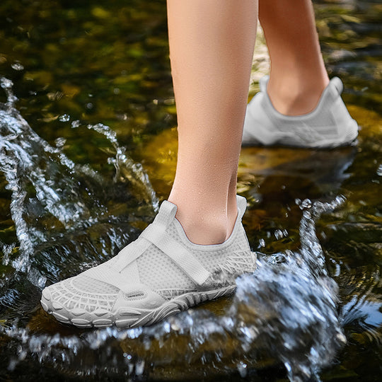 Damen Flexible und Wasserdichte Sportschuhe mit verstellbarem Klettverschluss EB