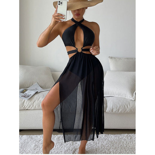 Damen Strandkleid mit elegantem Schnitt EB