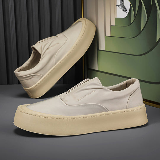 Damen Modische Slip-On Sneakers mit atmungsaktivem Obermaterial und dämpfender Laufsohle EB