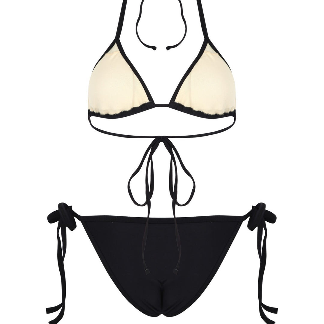 Damen Bikini-Set mit eleganten Cut-Out-Details und verstellbaren Bändern EB