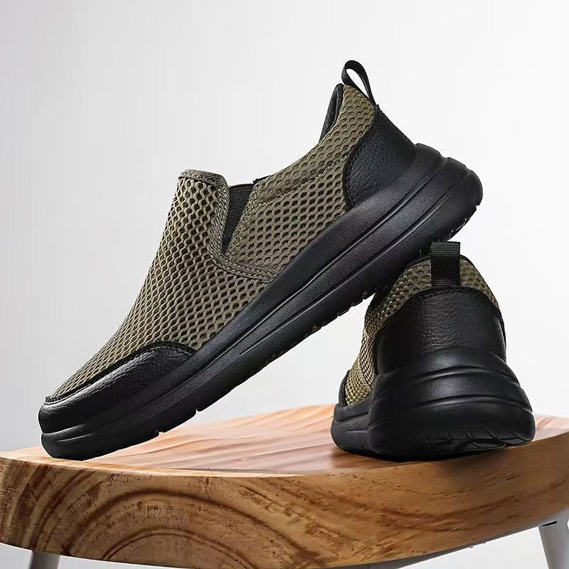 Damen Atmungsaktive Slip-On Sneakers mit weicher Sohle EB