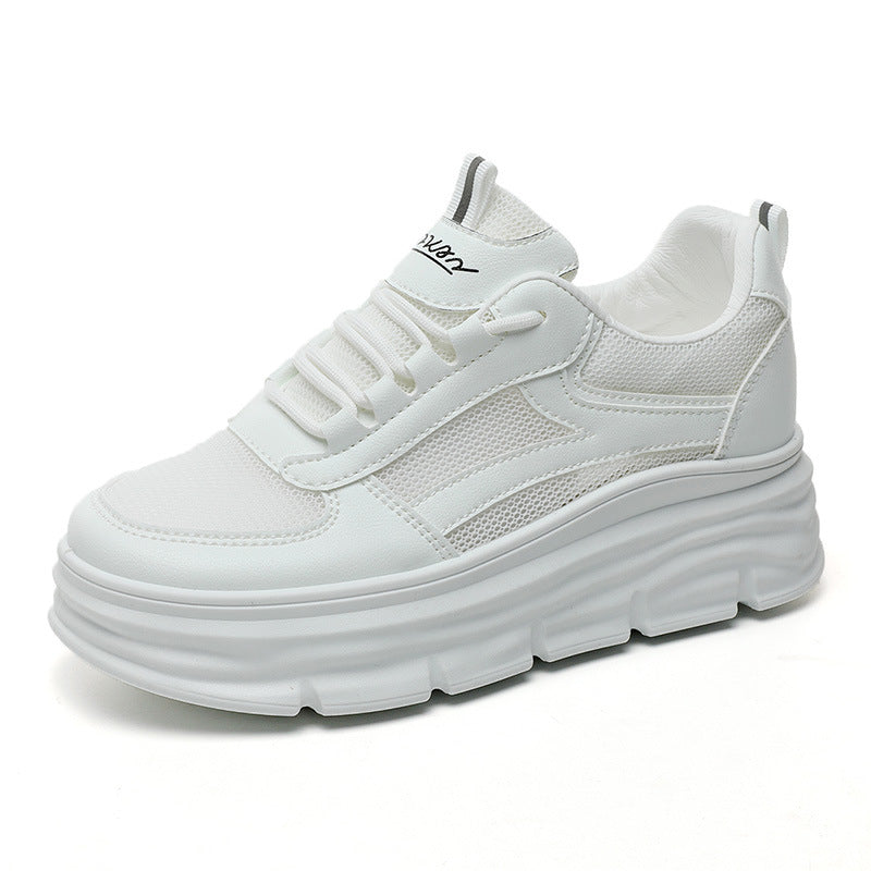 Damen Chunky Sneakers mit dämpfender Sohle und atmungsaktiver Oberflächenstruktur EB