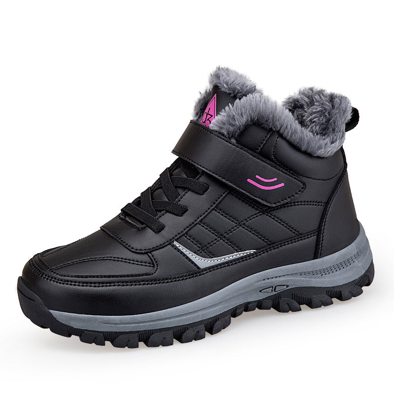 Damen isolierte Winterstiefel mit praktischem Klettverschlusssystem EB