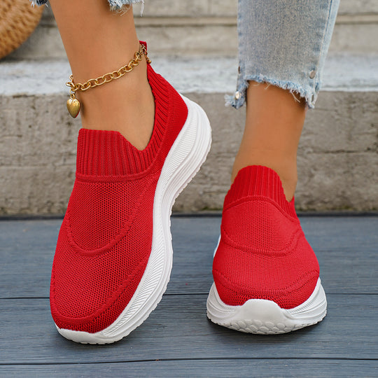 Damen atmungsaktive Slip-On Sneakers EB
