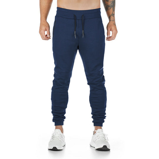 Herren Tapered-Sweat-Jogger mit Knie‑Paneel, verdeckten Reißverschlusstaschen & Komfortbund EB