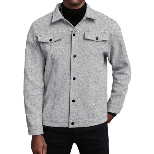 Herren weiche und modische Overshirtjacke EB