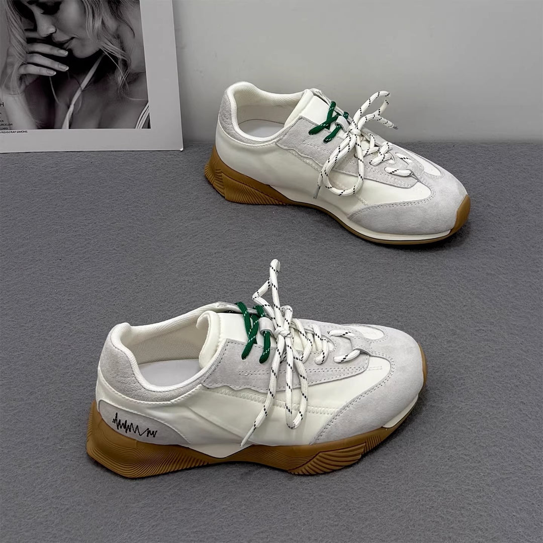 Damen modische Sneakers mit atmungsaktiver Mesh-Oberfläche und trendigem Design EB