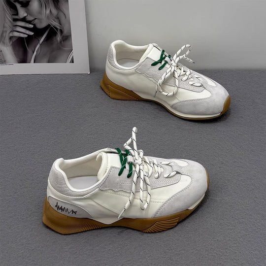 Damen modische Sneakers mit atmungsaktiver Mesh-Oberfläche und trendigem Design EB