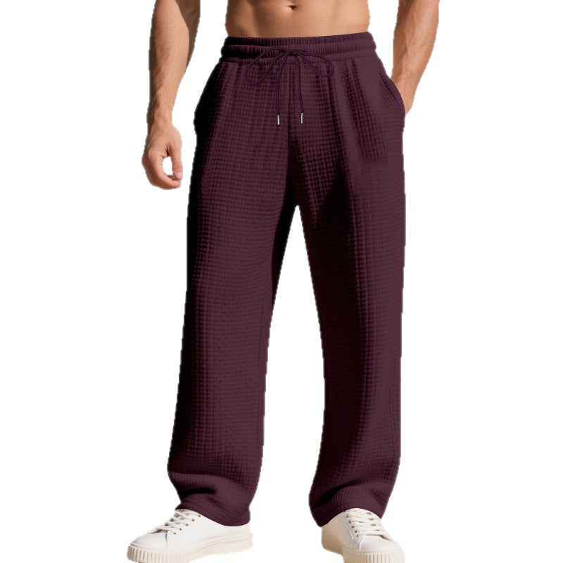Herren Sportliche Cargo-Hose mit elastischem Bund und seitlichen Taschen EB