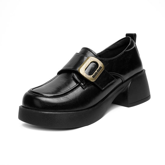 Damen Modische Sling-Pumps mit trendiger Schnallenverzierung und komfortablem Blockabsatz EB