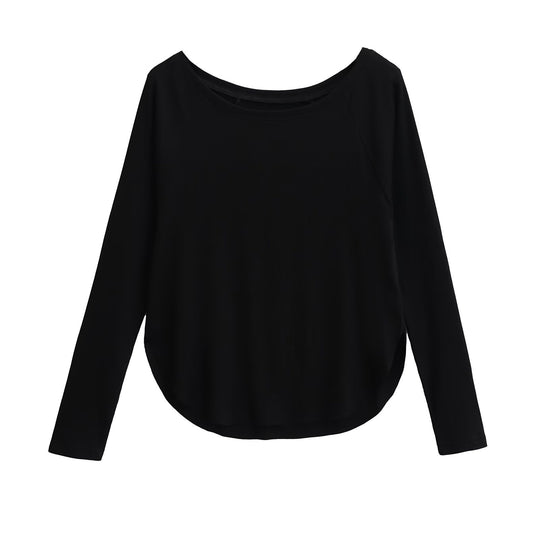 Damen lässiges Langarmshirt EB