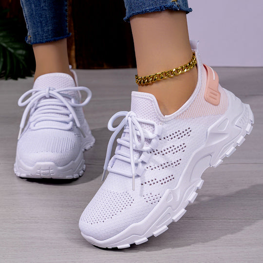 Damen Sportliche Laufschuhe mit atmungsaktivem Obermaterial und dämpfendem Komfort EB