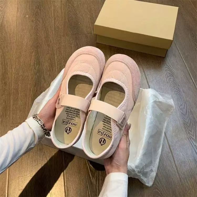 Damen Komfortable Ballerina-Schuhe mit herausnehmbarer Sohle EB