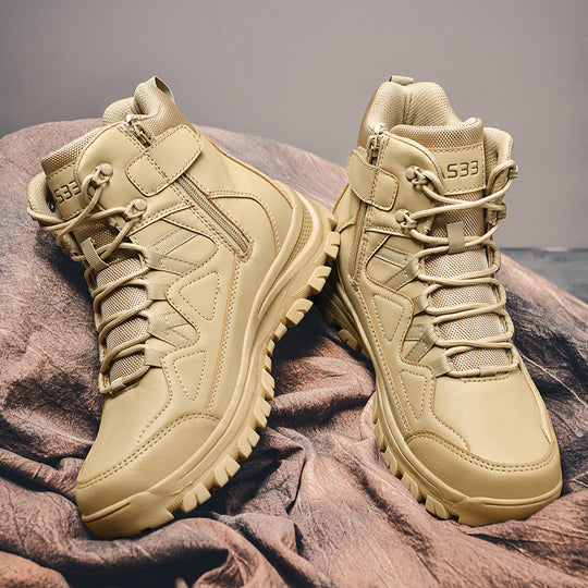 Herren Multifunktionale Wanderstiefel mit hohem Knöchelschutz und griffiger Sohle EB
