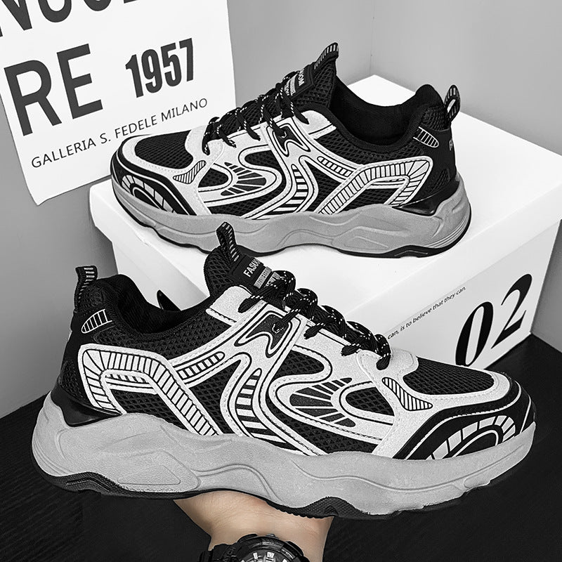 Damen Sportliche Mesh-Sneaker mit atmungsaktiver Struktur und gepolsterter Sohle EB
