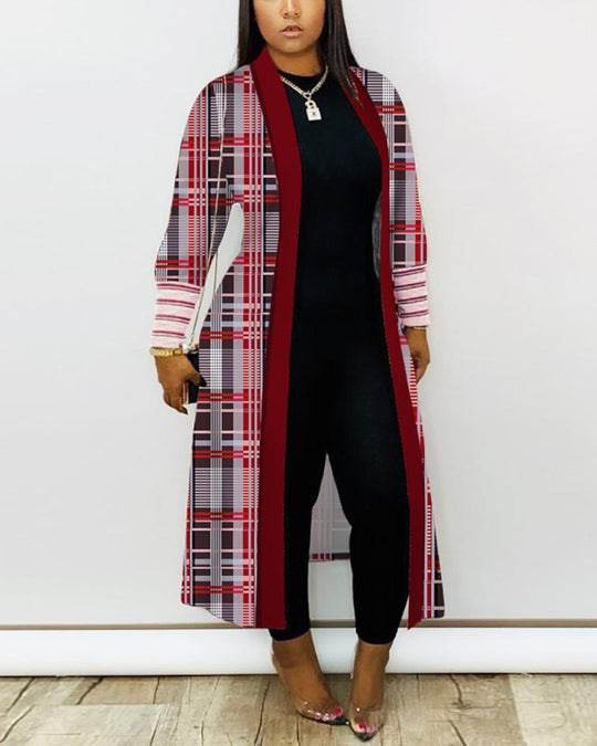 Damen modische lange Jacke EB
