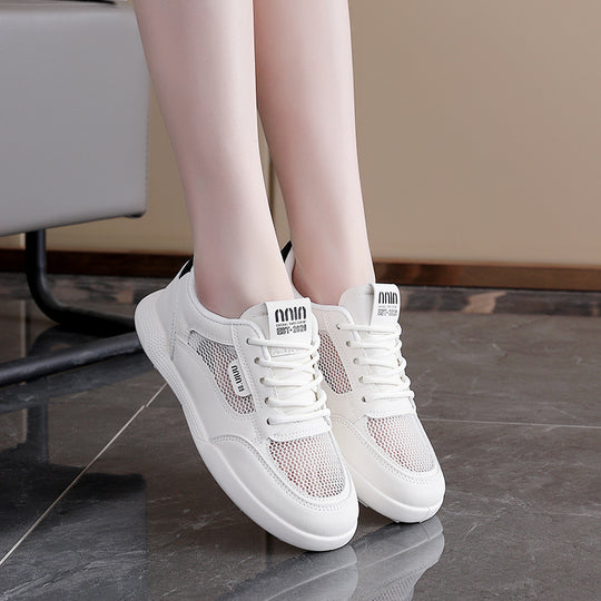 Damen atmungsaktive Freizeitschuhe mit innovativer Netzstruktur und rutschfester Sohle EB