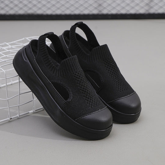 Damen Atmungsaktive Freizeitschuhe mit elastischem Schaft und rutschfester Sohle EB