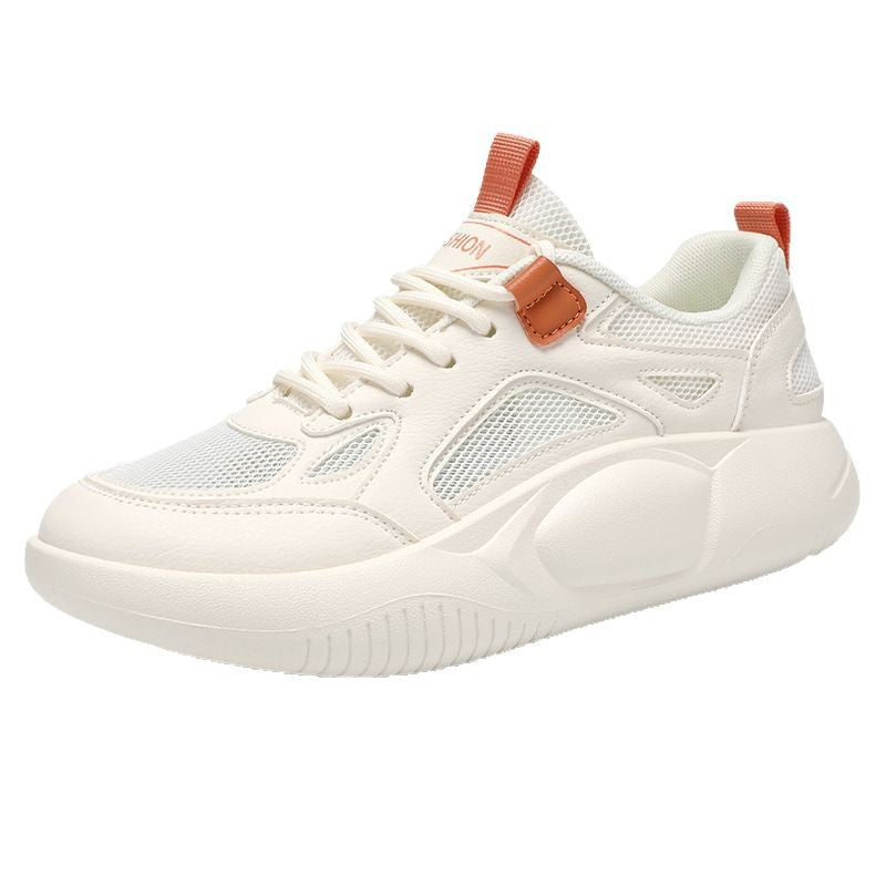 Damen sportive Plateausneaker mit luftdurchlässigem Netzgewebe und dämpfender ergonomischer Sohle EB
