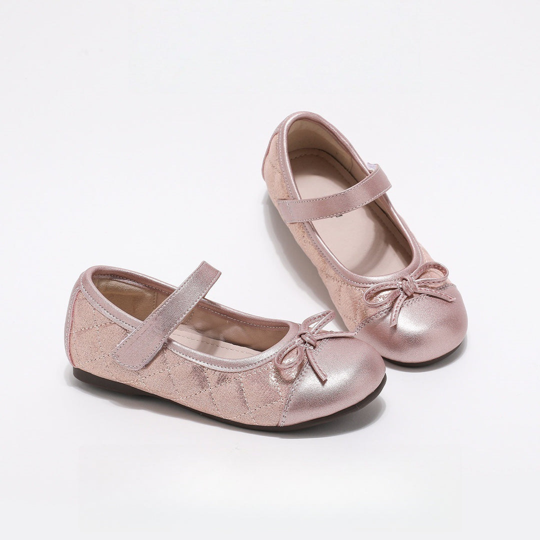 Mädchen Mary Jane Ballerinas mit glänzendem Obermaterial EB