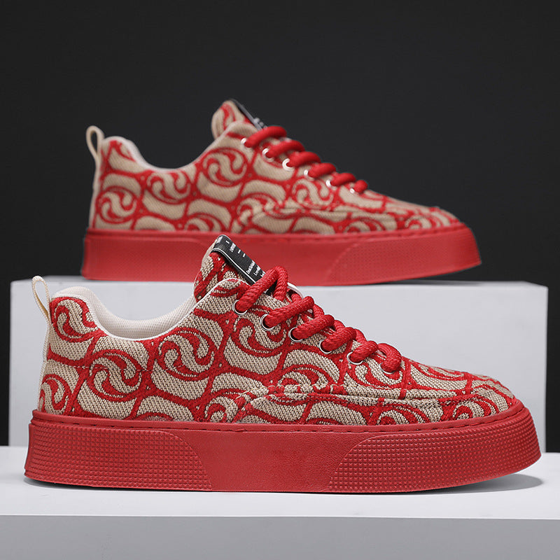 Damen Freizeit Sneaker mit hochwertigem gewebtem Obermaterial und verstärkter Sohle EB