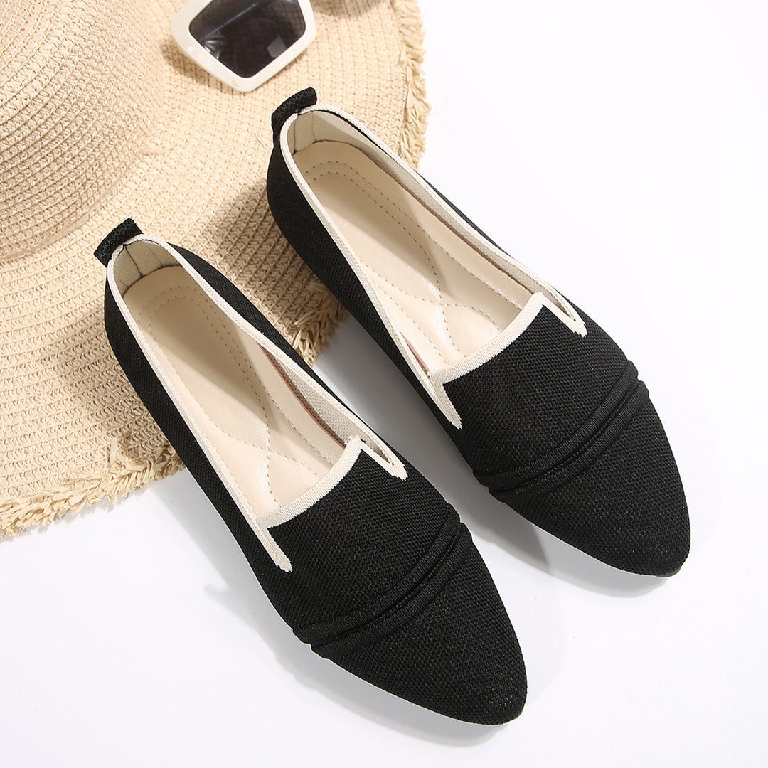 Damen elegante Slipper mit atmungsaktivem Obermaterial EB