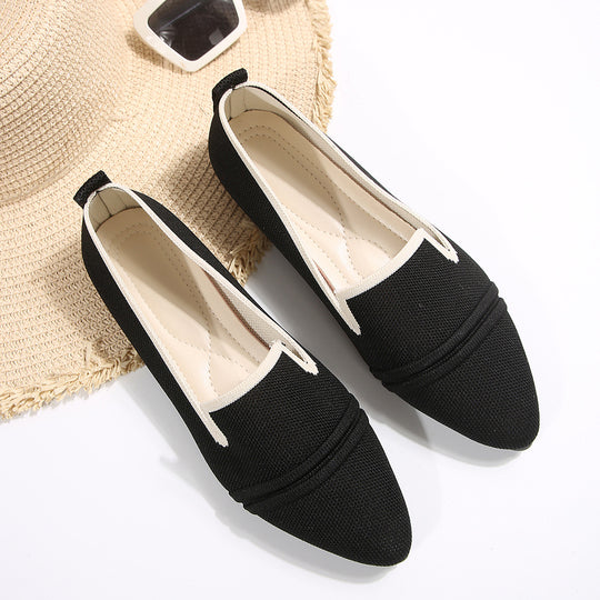 Damen elegante Slipper mit atmungsaktivem Obermaterial EB