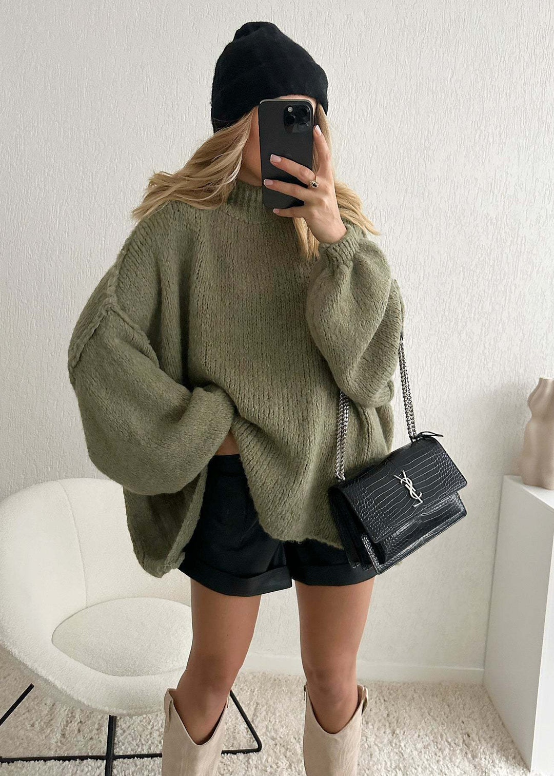 EB | Bequemer Strickpulli In Übergröße Für Frauen