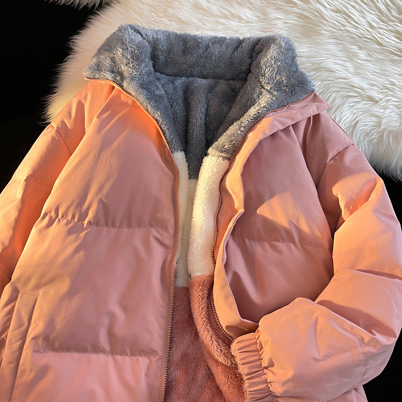 Damen Daunenjacke mit weichem Innenfutter und hohem Kragen EB
