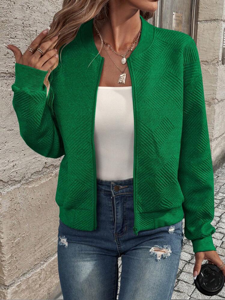 Damen Modejacke mit floralen Spitzeneinsätzen EB