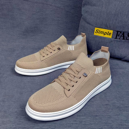 Damen Atmungsaktive Sport Sneakers mit originellem Zipper-Design EB