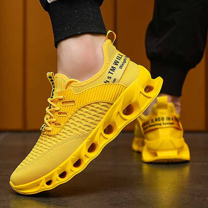 Unisex Performance-Sneaker mit innovativer gelochter Luftsohle und gestricktem Obermaterial EB