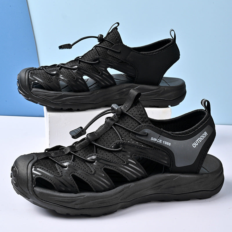 Damen Sportliche Outdoor-Sandalen mit rutschfester Sohle und praktischem Schnellschnürsystem EB