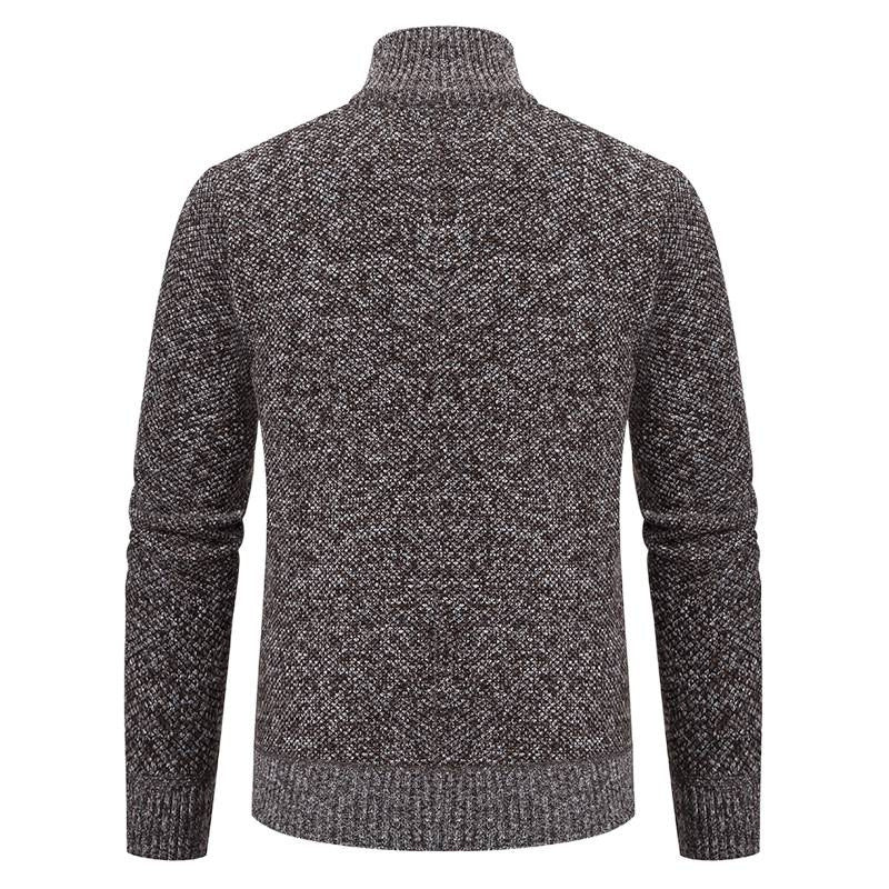 Herren Strickjacke mit modernem Muster und schmalem Schnitt EB