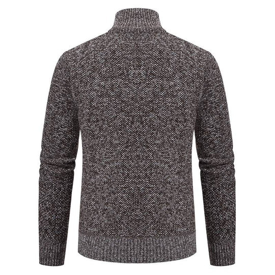 Herren Strickjacke mit modernem Muster und schmalem Schnitt EB