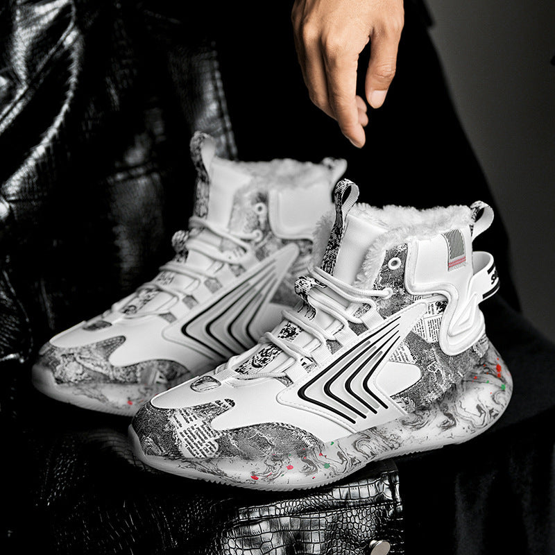 Damen High-Top Sneakers mit innovativem Design und rutschfester Sohle EB