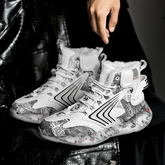 Damen High-Top Sneakers mit innovativem Design und rutschfester Sohle EB