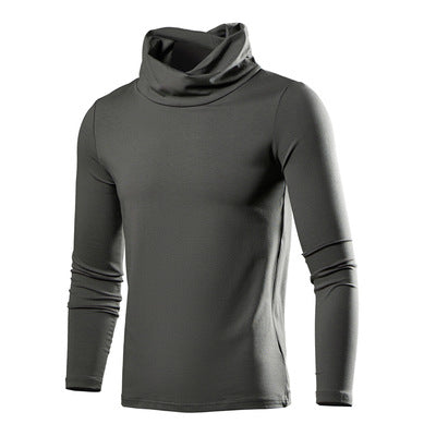 Herren elegantes Langarmshirt mit modischem Kragen EB